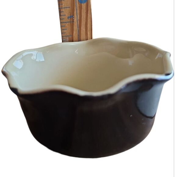 Grestel Portugal Stoneware Ramekins Set Of 8 Mix and Match Set Scalloped Edges - Picture 12 of 12